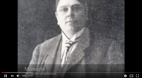 Moreschi - the only recorded castrato [click to view/listen]