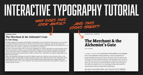 Interactive Typography Tutorial