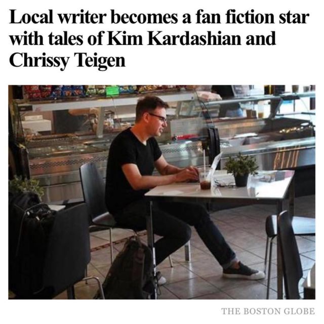 a picture of me from the Boston Globe