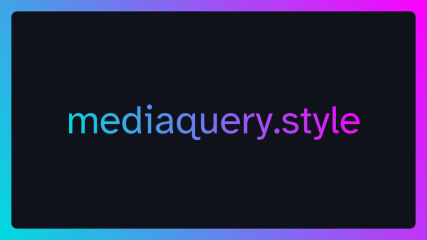 Useful media query syntax — mediaquery.style