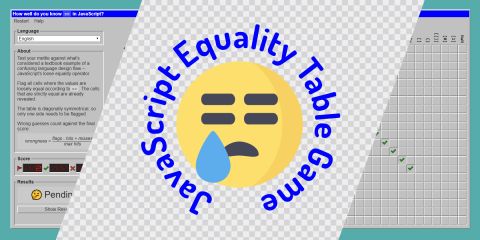 JavaScript Equality Table Game