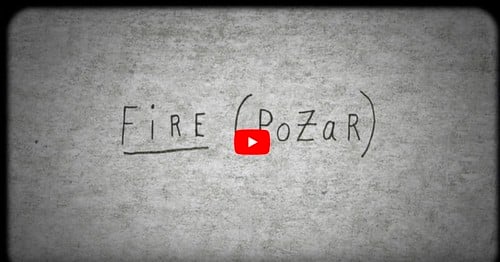 FIRE (POZAR) by David Lynch [click to watch]