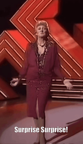 Surprise Surprise Cilla Black GIF - Surprise surprise Cilla black Surprise  - Discover & Share GIFs