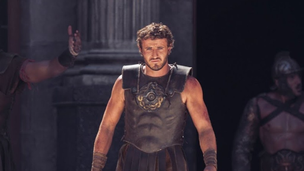 Lucius enters the arena
