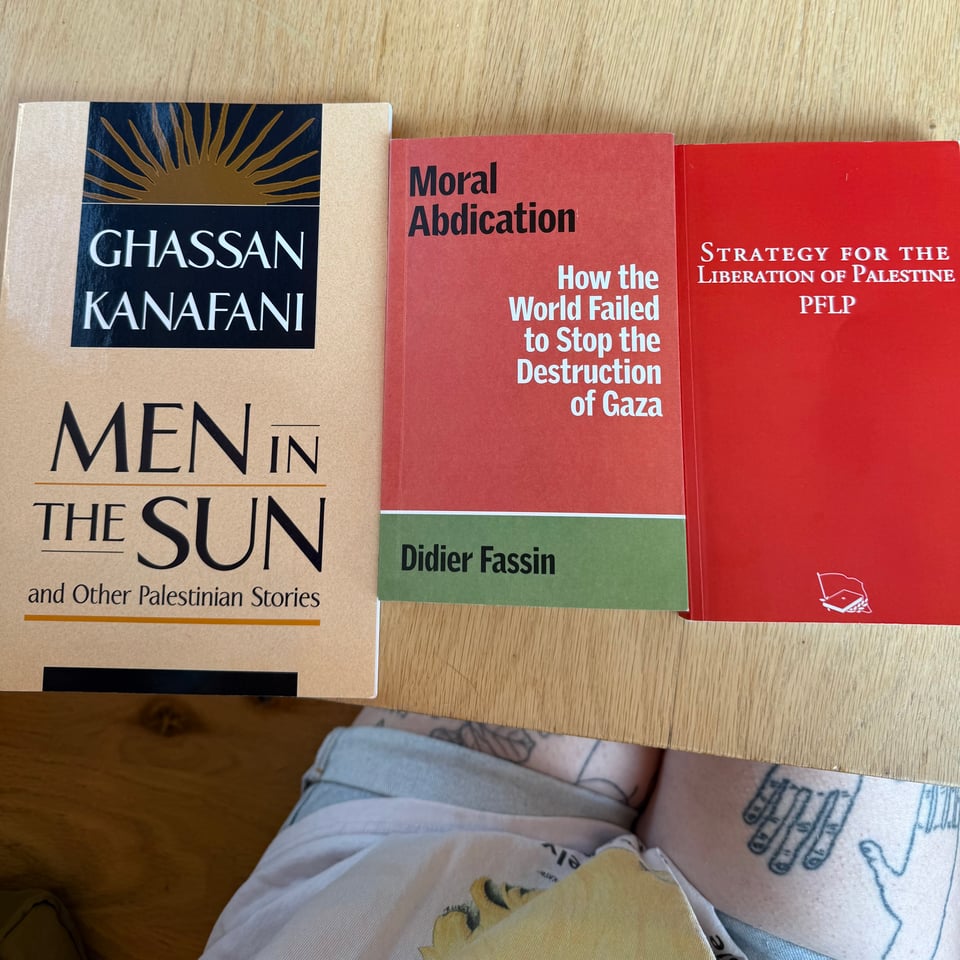 Three books about Palestine