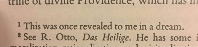 Footnote reading This was once revealed to me in a dream