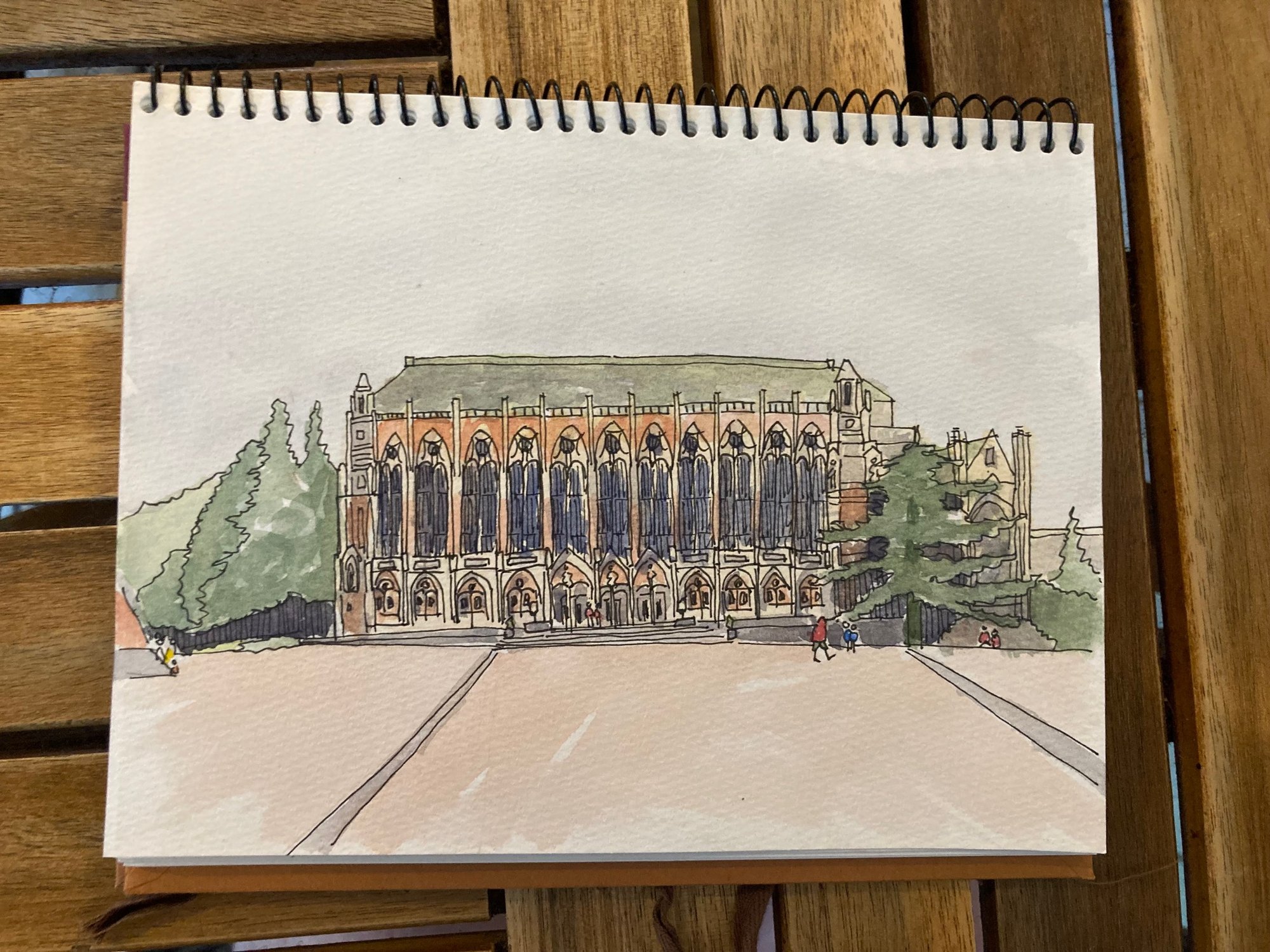 Sketch of Suzzallo Library