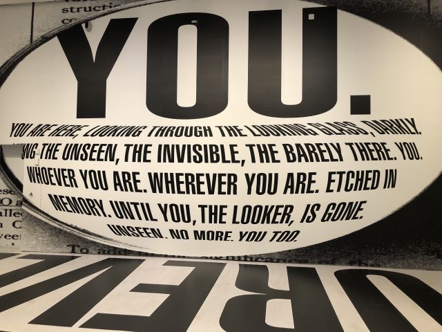 Image of Barbara Kruger Installation at LACMA