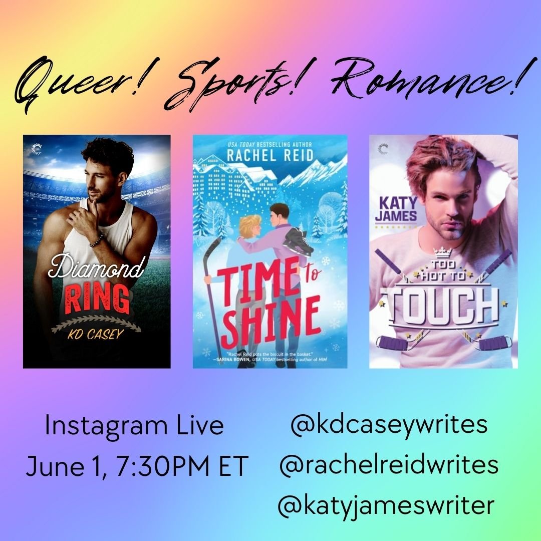 Instagram Live - tonight! With KD Casey and Rachel Reid