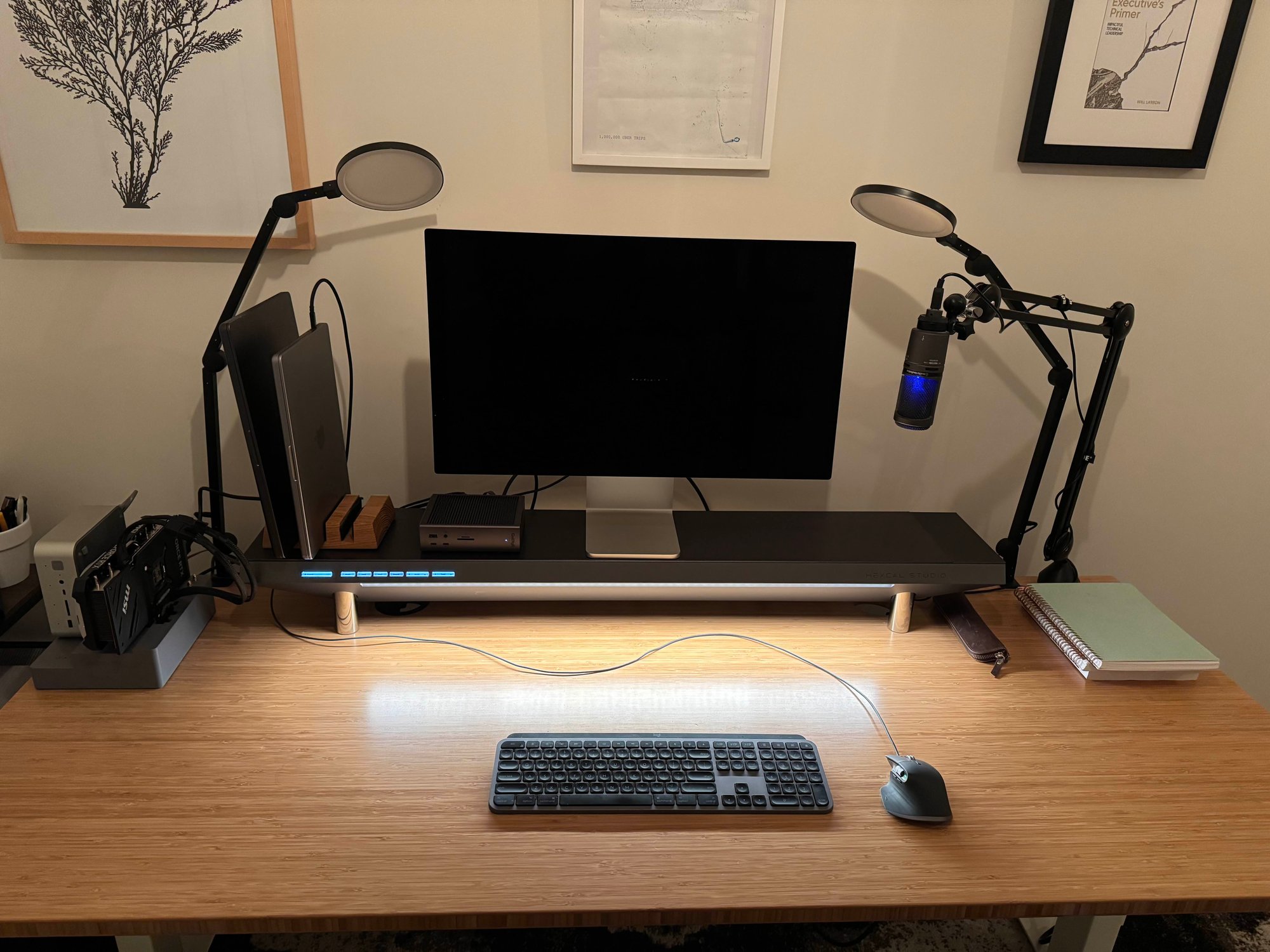 My desk setup in 2025. @ Irrational Exuberance