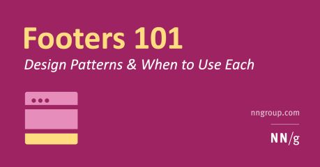 Web Page Footers 101: Design Patterns and When to Use Each