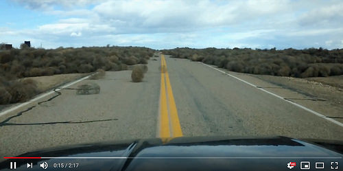still from "Attack of the Tumbleweed" [click to watch]