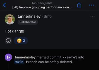 Making Tanstack Table 1000x faster with a 1 line change