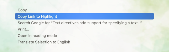 Smarter than 'Ctrl+F': Linking Directly to Web Page Content