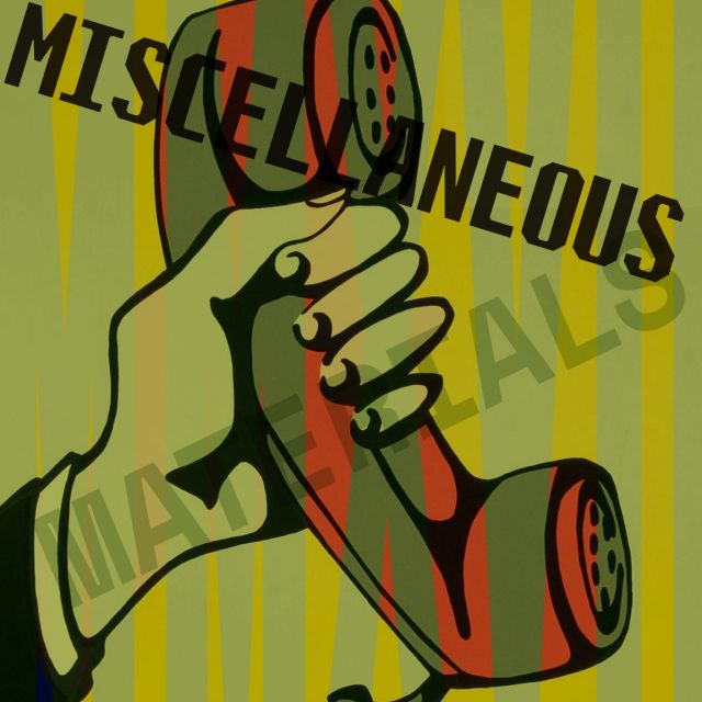 Miscellaneous Materials 018 Cover