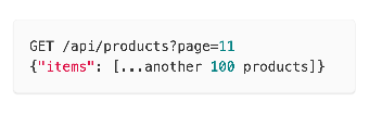 API pagination design