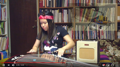 Michelle Kwan covers "Sweet Child o' Mine" on Guzheng [click to view]