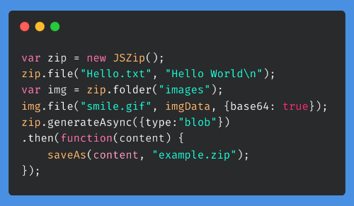 JSZip