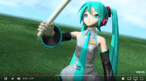 still from Miku Hatsune - Ievan Polkka [click to view]