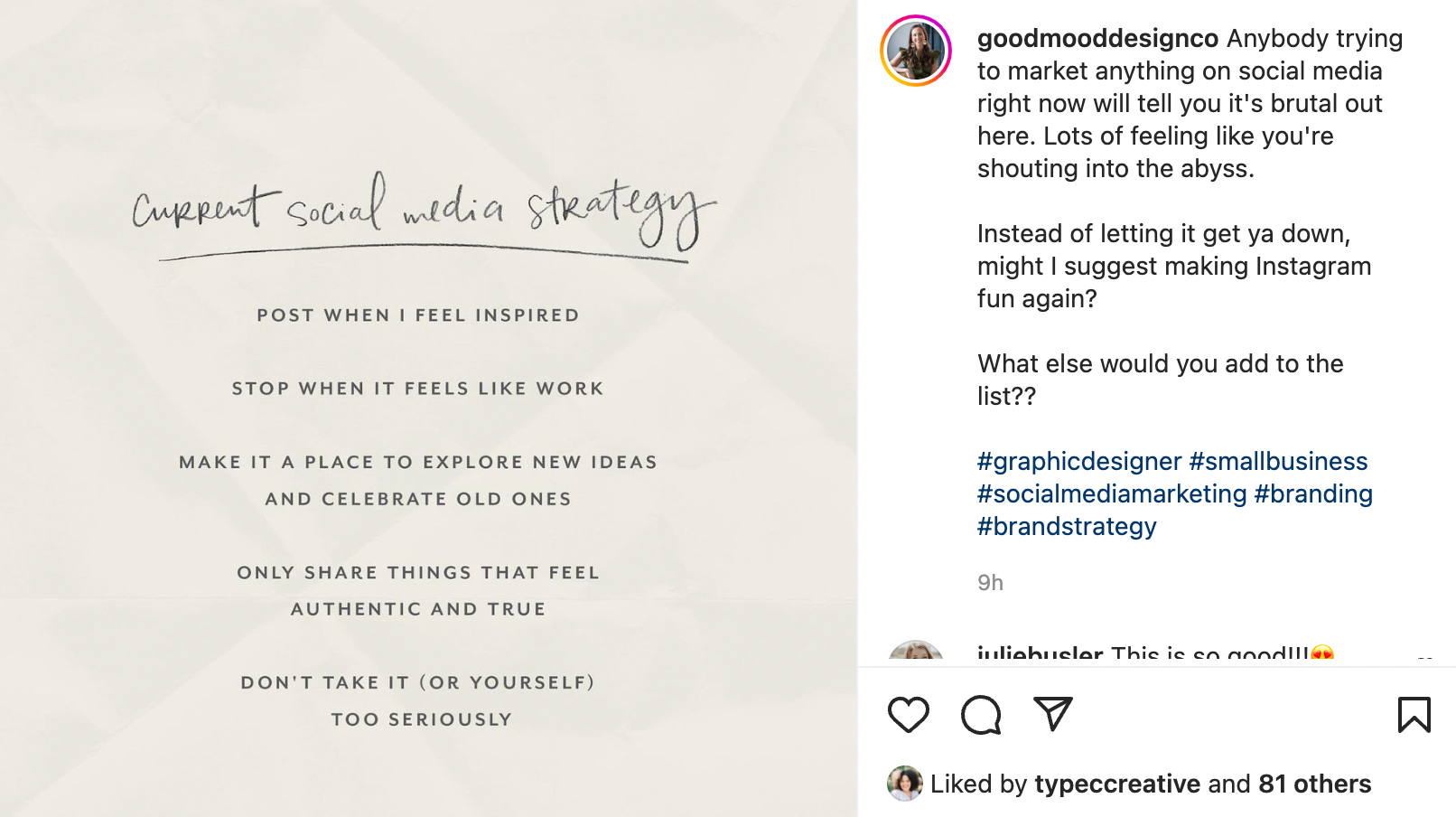 God, it's brutal out here (Instagram)