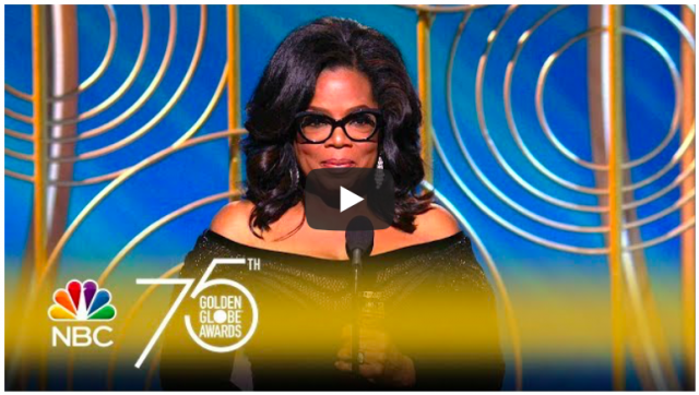 Oprahâs inspiring, beautiful speech from the Golden Globes