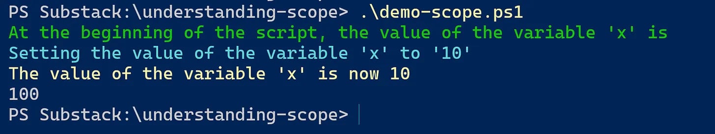 Scoping Out PowerShell Problems
