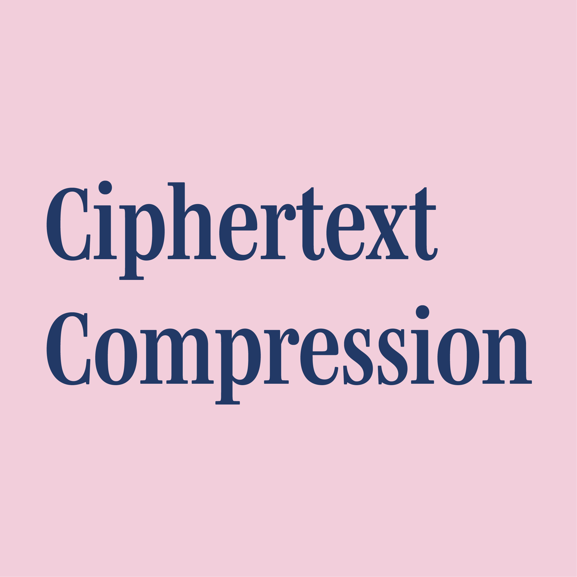 Ciphertext Compression logo