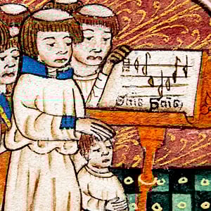 a music notebook logo