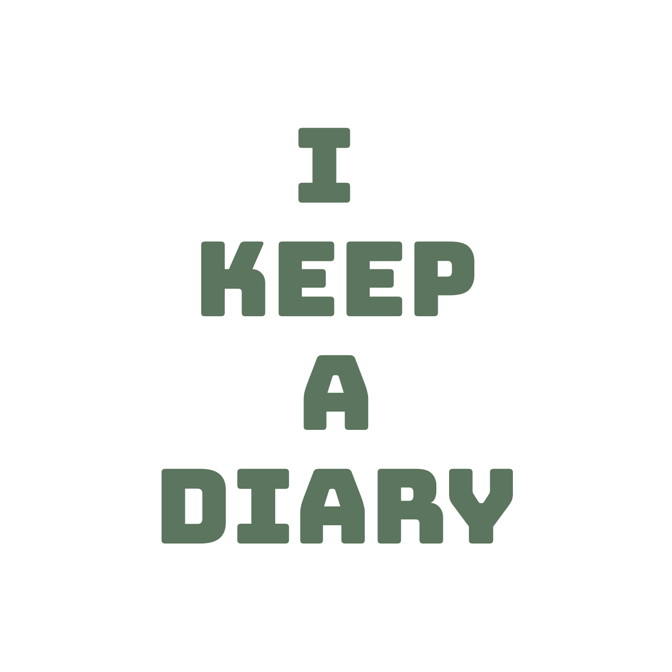 I Keep a Diary logo