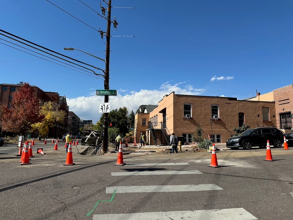 The corner of what used to be Ashland and Mary.