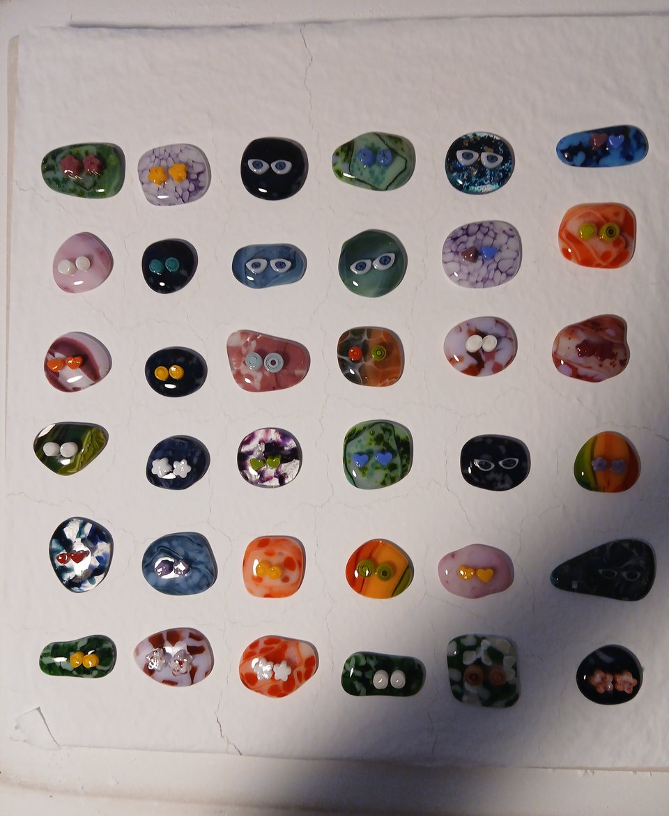 they barely look different but they are fired now and a bit shinier