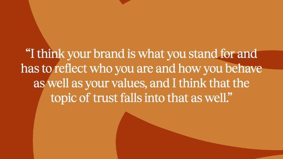a quote that says think your brand is what you stand for to reflect who you are and how you believe your values
