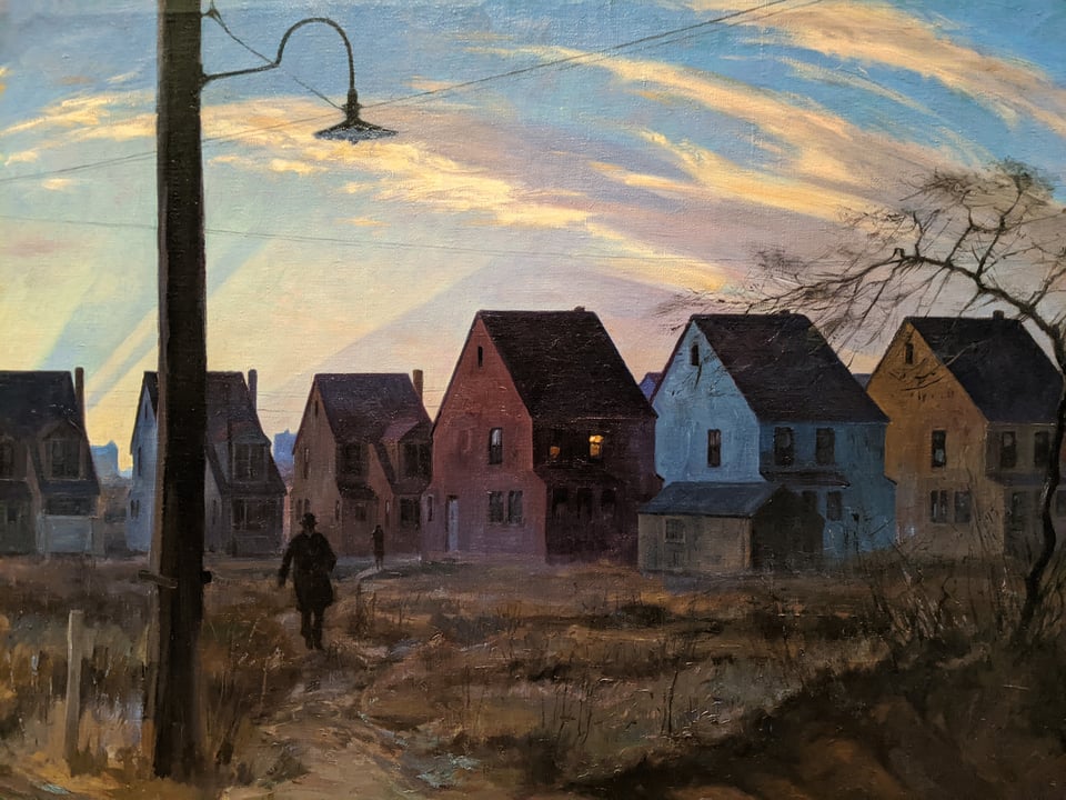painting of sandy hook, connecticut