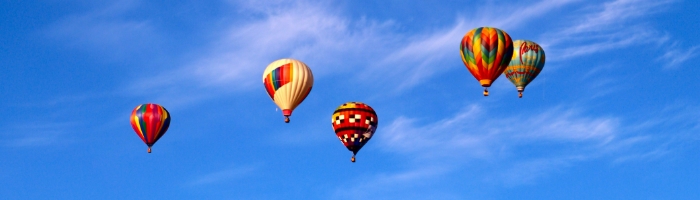 hot air balloons