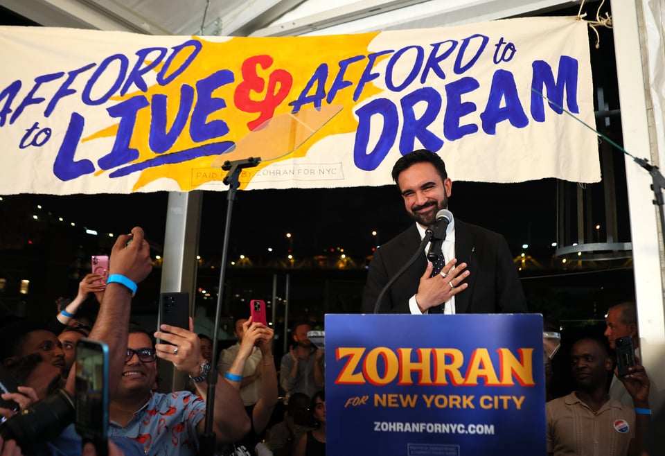 Mamdani leads in NYC