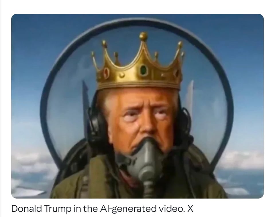 A demented man who thinks he should be king