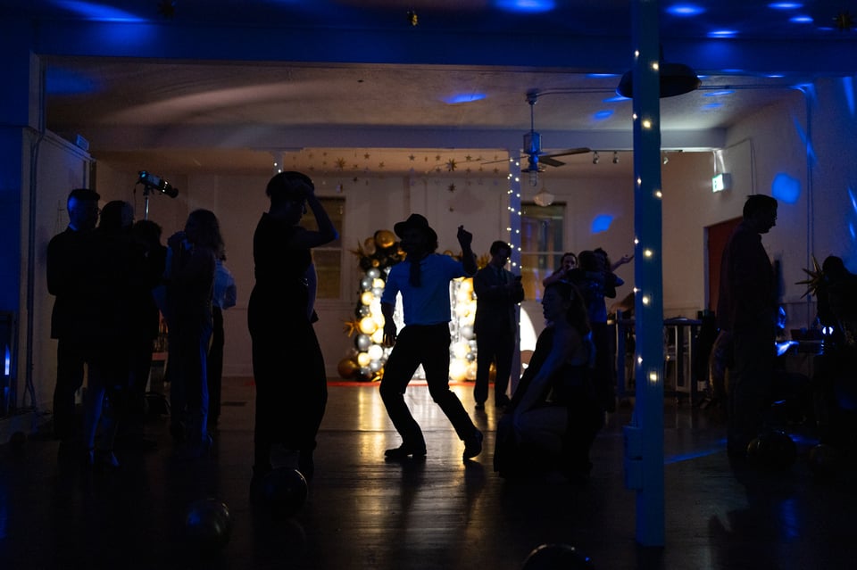 A dance floor.