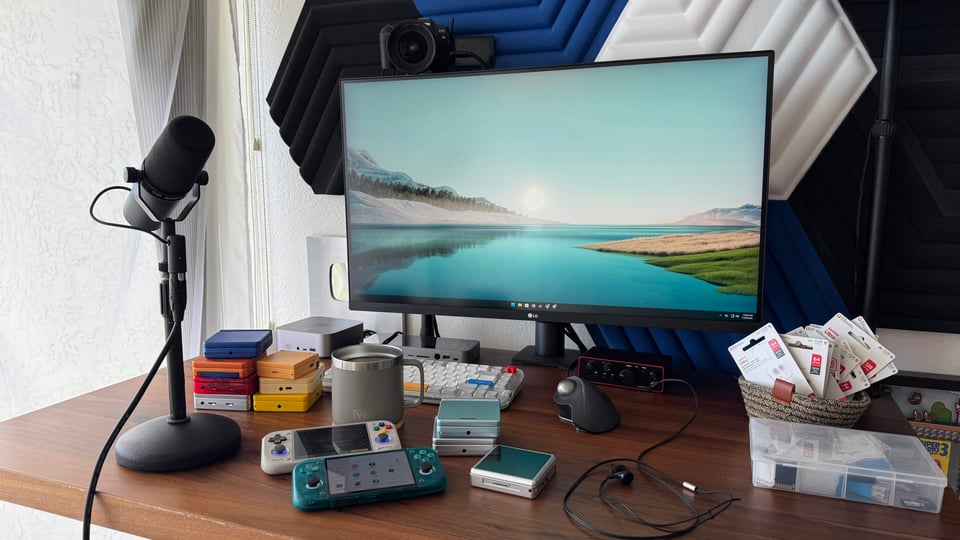 Russ' studio desk