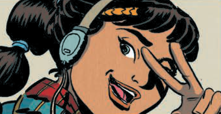 hey! its our girl, Savor Batonnet—the adventuring chef from the graphic novel "Savor" by Kleid, John Broglia and Frank Reynoso