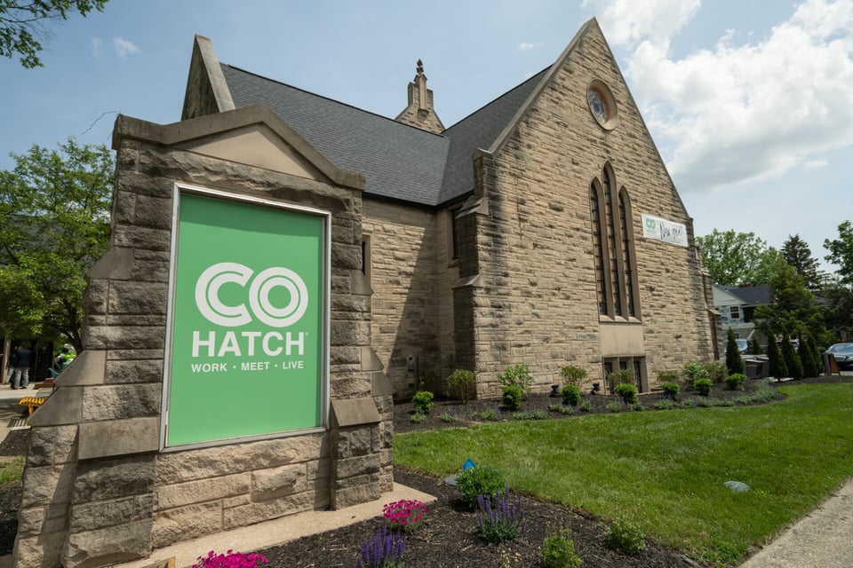 a photo of COhatch Broad Ripple where this episode was recorded.