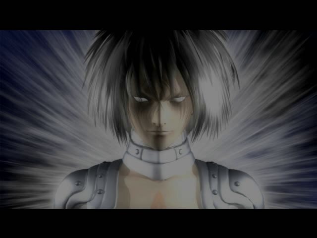 A man surrounded by white light