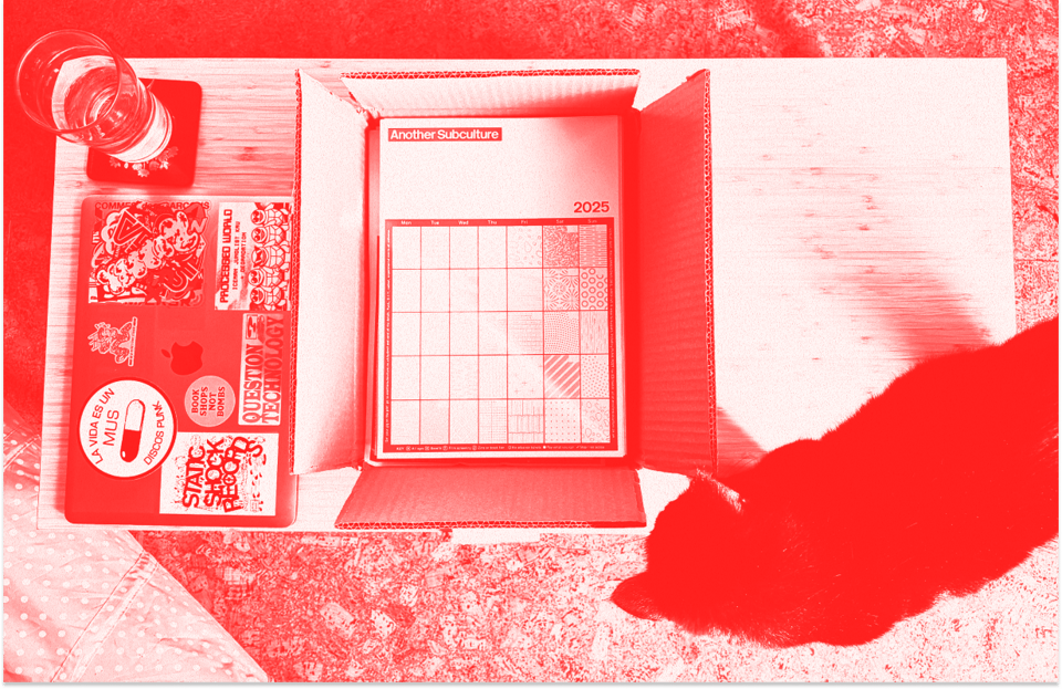 The template for Another Subculture, as my cat Xerox (yes, really) looks on