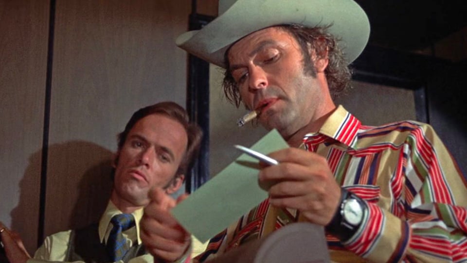 Still image from "Payday."