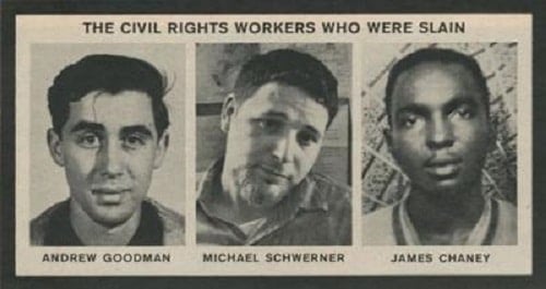 Mississippi Civil Rights Workers Disappearance (Mississippi Burning) — archival photo