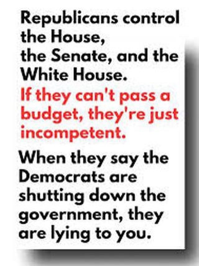 Congress gets paid in a shutdown.