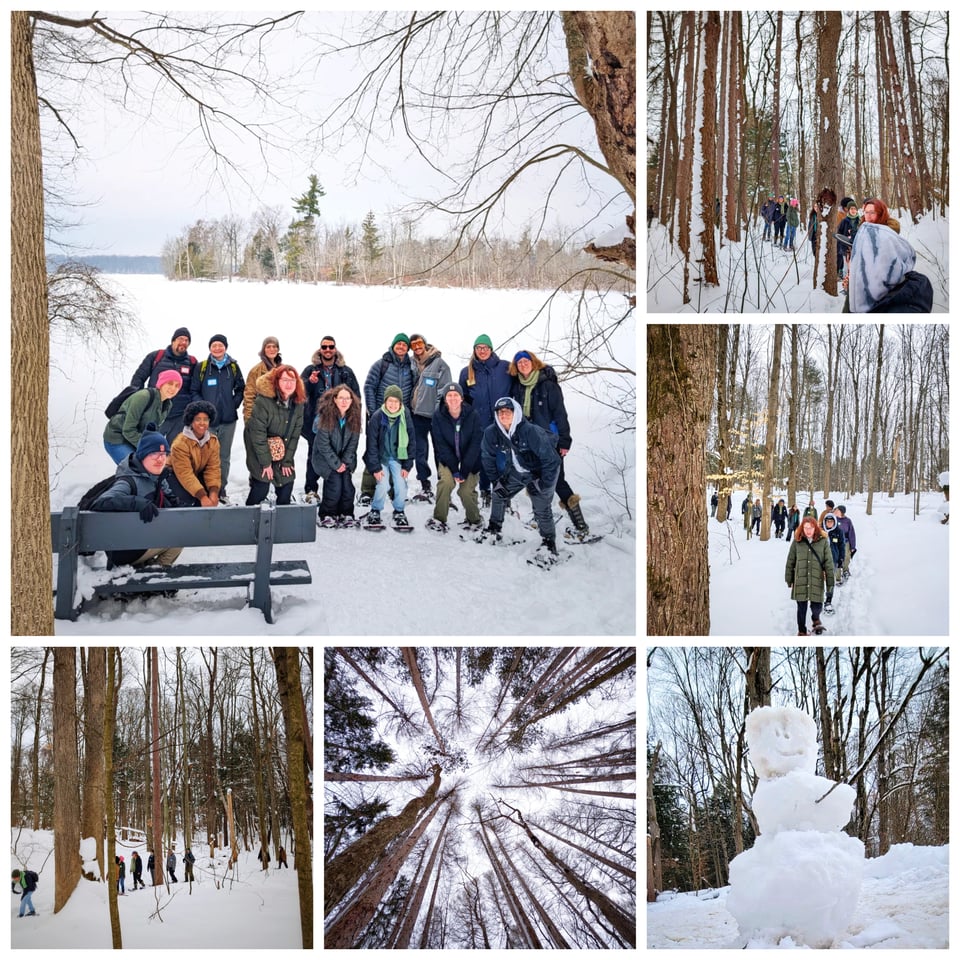 Some photos from our snowshoe hike at Beaver Lake.