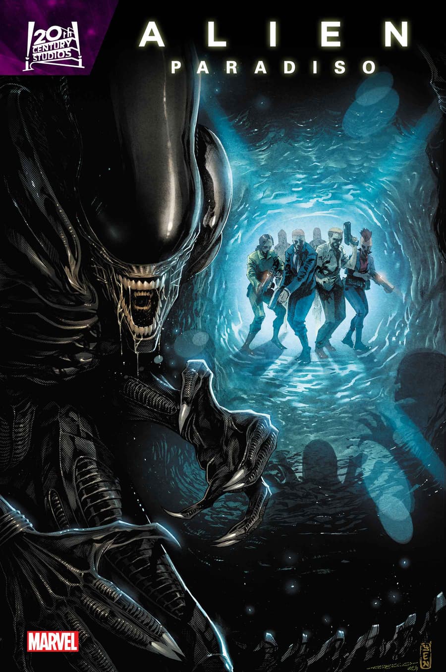 Alien: Paradiso #1 Cover Art by Iban Coello
