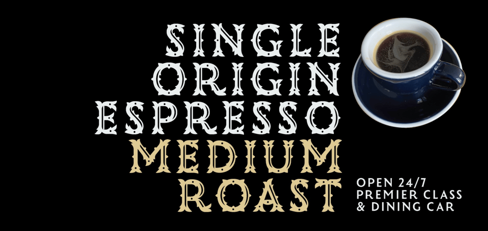 Single origin espresso, Medium roast. Is this Tuscan a good fit for this coffee franchise? Well, I thought so.