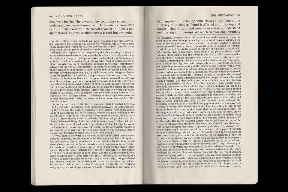 [Book pages where lines and lines of footnotes crowd out the main text.]