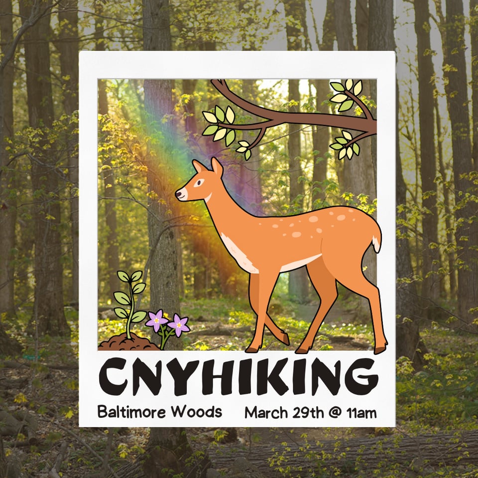 🌈 Upcoming Hike at Baltimore Woods! 3/29 @ 11AM